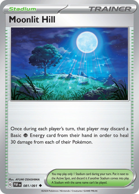 Moonlit Hill - PAF #81 - Reverse Holo