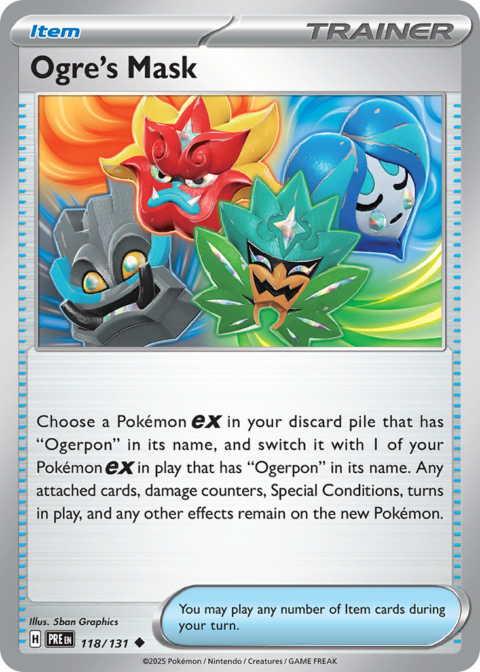 Ogre's Mask - PRE #118 - Reverse Holo