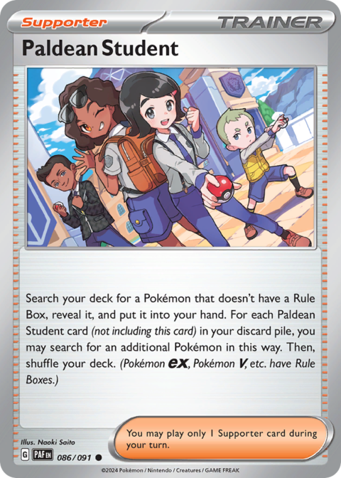 Paldean Student - PAF #86 - Normal