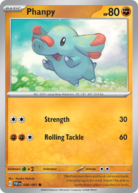 Phanpy - PAF #48 - Reverse Holo