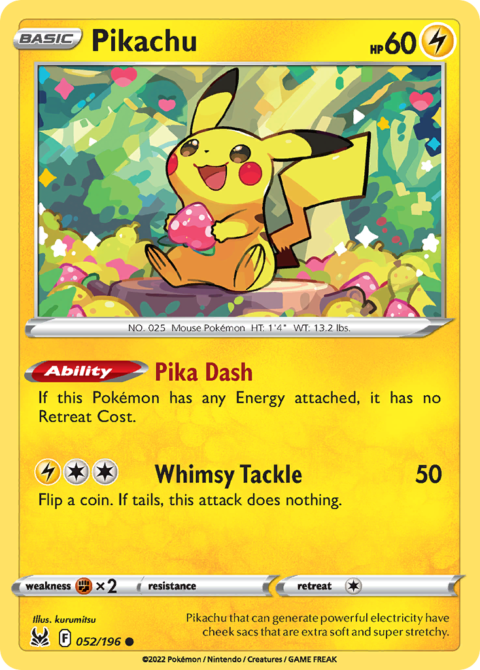 Pikachu - LOR #52 - Normal