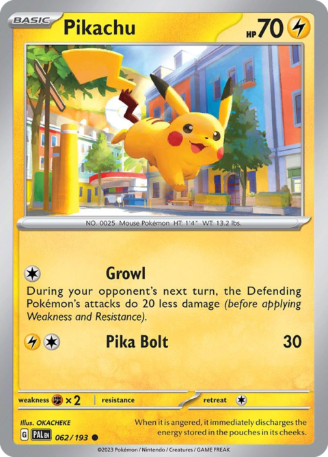 Pikachu - PAL #62 - Normal