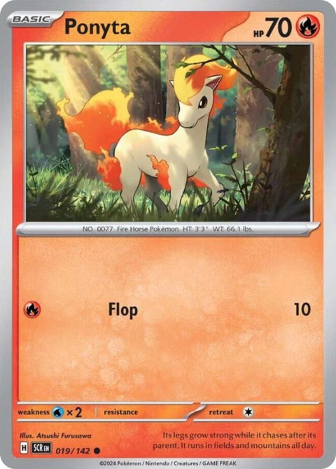 Ponyta - SCR #19 - Reverse Holo