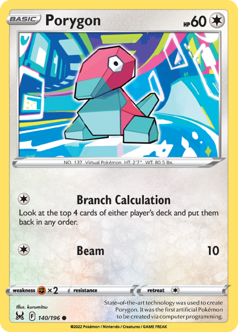 Porygon - LOR #140 - Normal