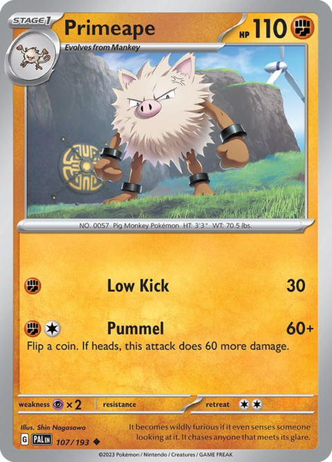 Primeape - PAL #107 - Normal