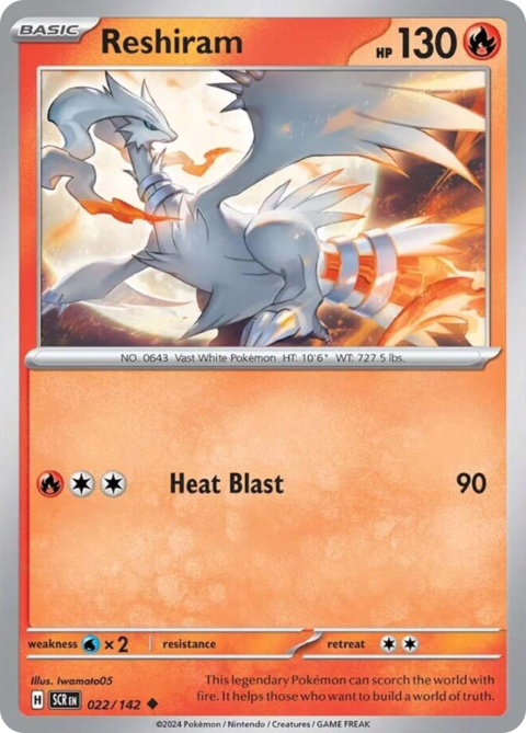 Reshiram - SCR #22 - Normal