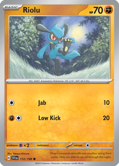 Riolu - SVI #112 - Normal