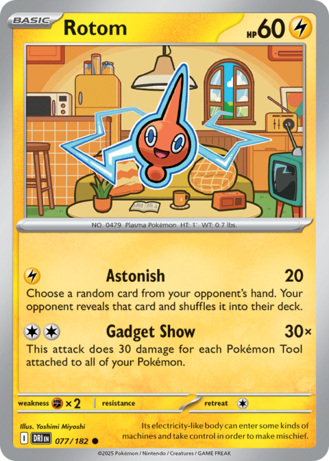Rotom - DRI #77 - Reverse Holo