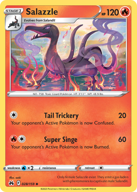 Salazzle - CRZ #28 - Normal