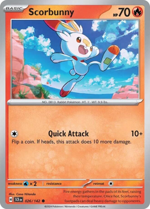 Scorbunny - SCR #26 - Reverse Holo