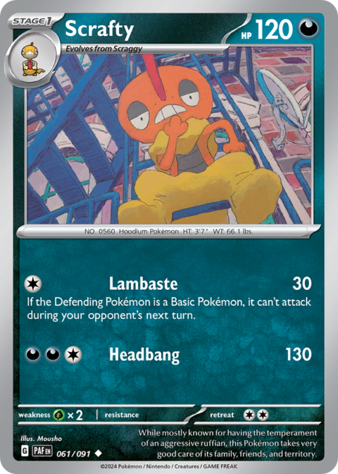 Scrafty - PAF #61 - Normal