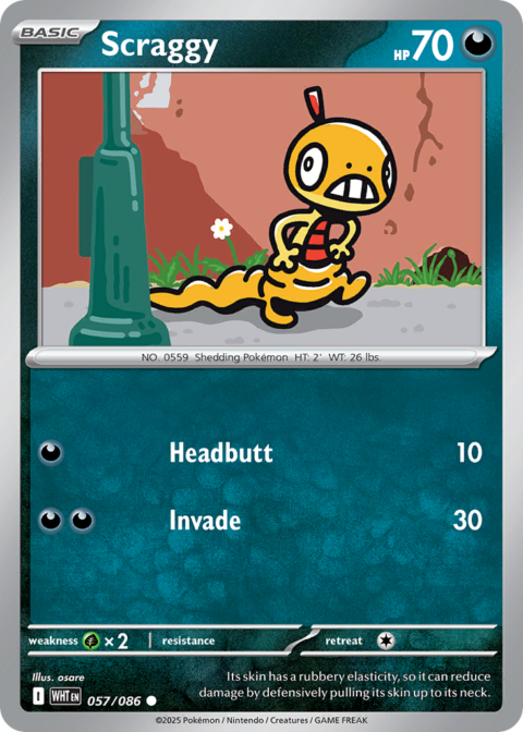 Scraggy - WHT #57 - Holo