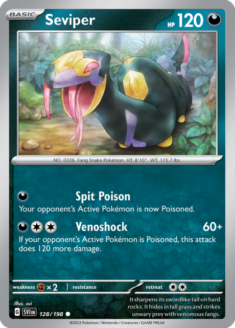 Seviper - SVI #128 - Normal
