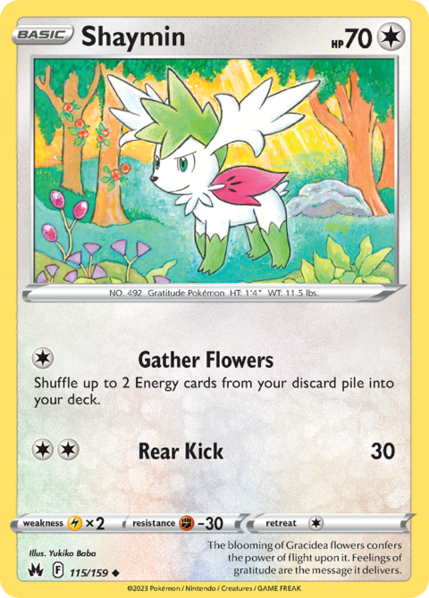 Shaymin - CRZ #115 - Normal