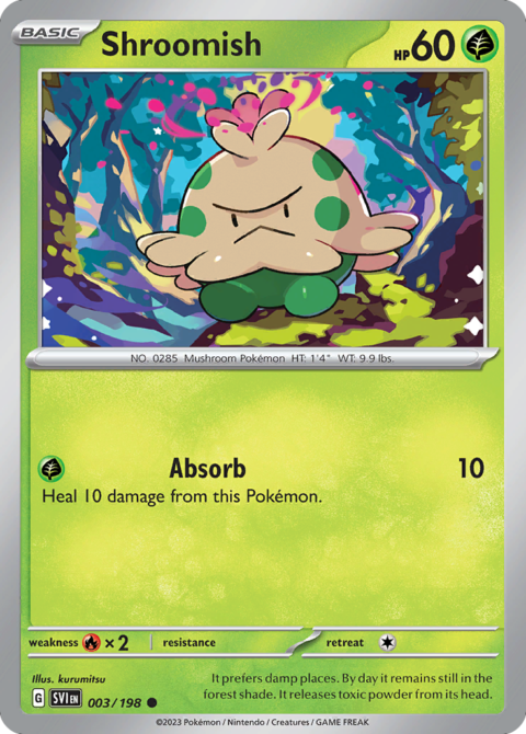 Shroomish - SVI #3 - Holo