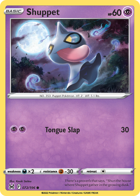 Shuppet - LOR #72 - Normal
