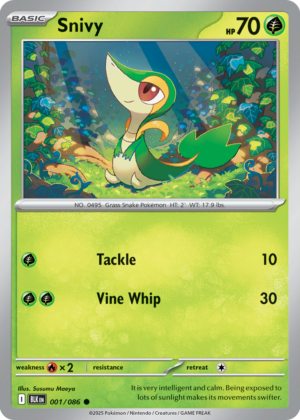 Snivy - BLK #1 - Normal