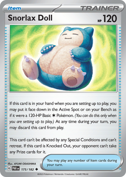 Snorlax Doll - PAR #175 - Normal