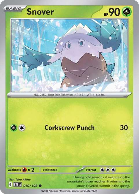Snover - PAL #10 - Reverse Holo