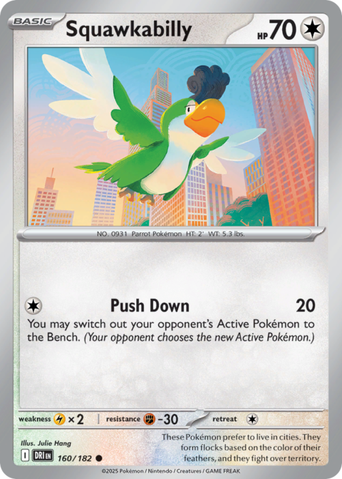 Squawkabilly - DRI #160 - Reverse Holo