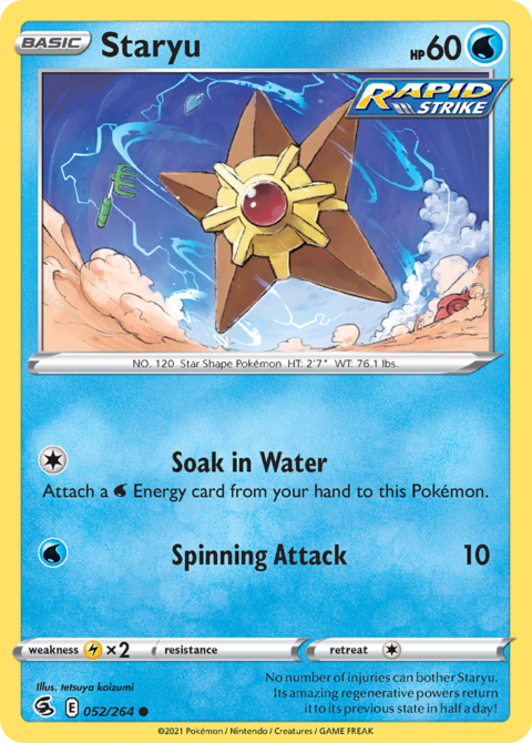Staryu - FST #52 - Normal