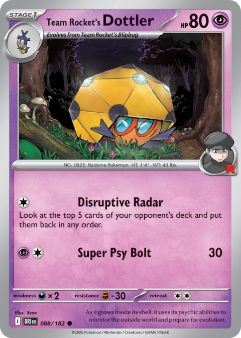 Team Rocket's Dottler - DRI #88 - Normal