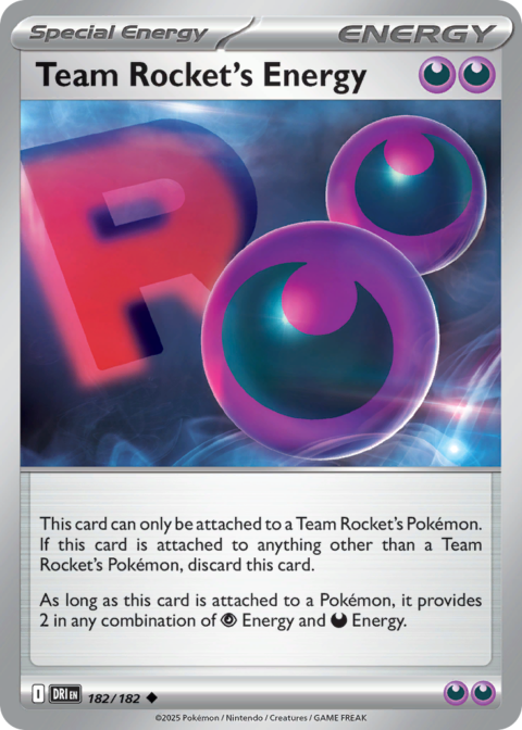 Team Rocket's Energy - DRI #182 - Normal