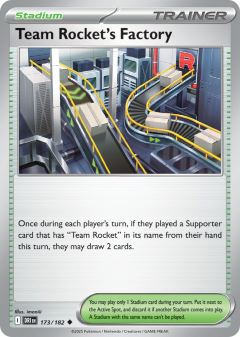 Team Rocket's Factory - DRI #173 - Reverse Holo