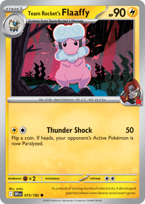 Team Rocket's Flaaffy - DRI #73 - Normal