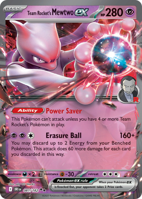 Team Rocket's Mewtwo ex - DRI #81