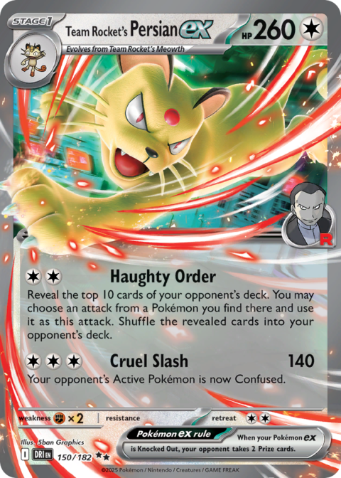 Team Rocket's Persian ex - DRI #150
