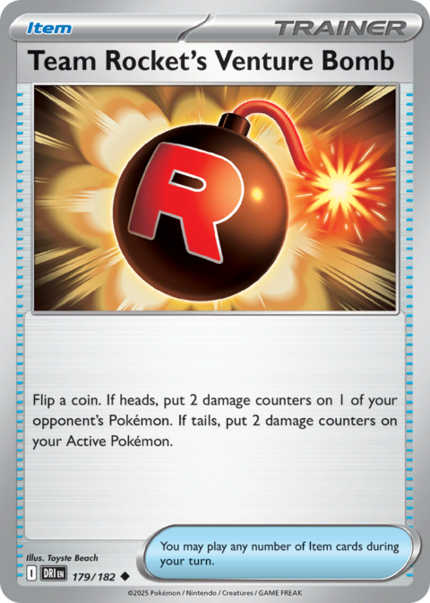 Team Rocket's Venture Bomb - DRI #179 - Normal