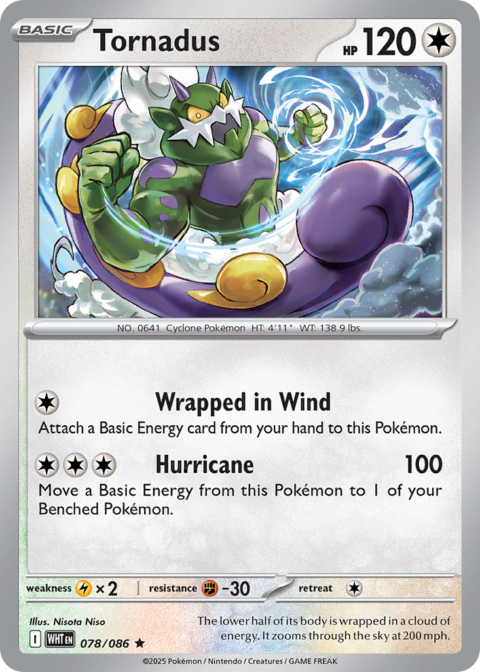 Tornadus - WHT #78 - Holo