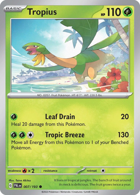 Tropius - PAL #7 - Normal