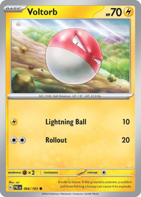 Voltorb - PAL #66 - Reverse Holo