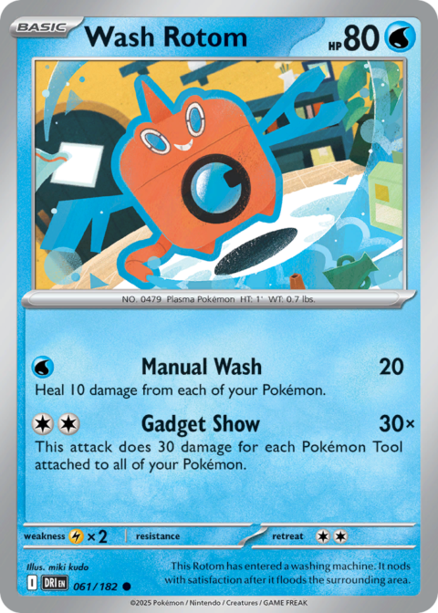 Wash Rotom - DRI #61 - Normal