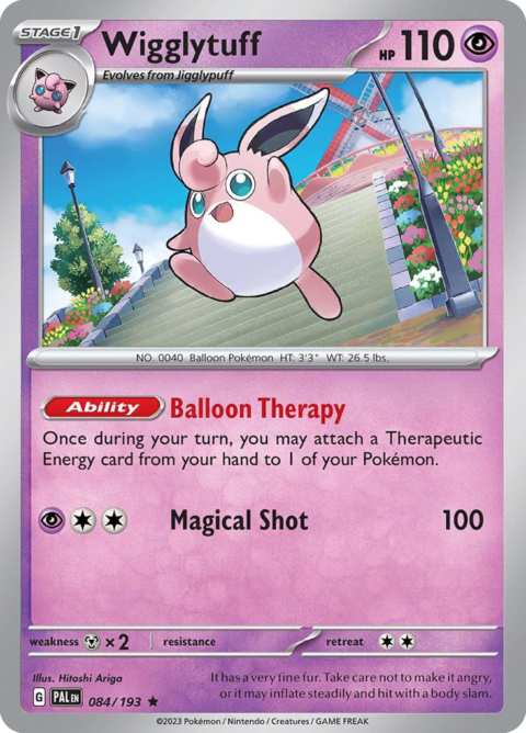 Wigglytuff - PAL #84 - Holo