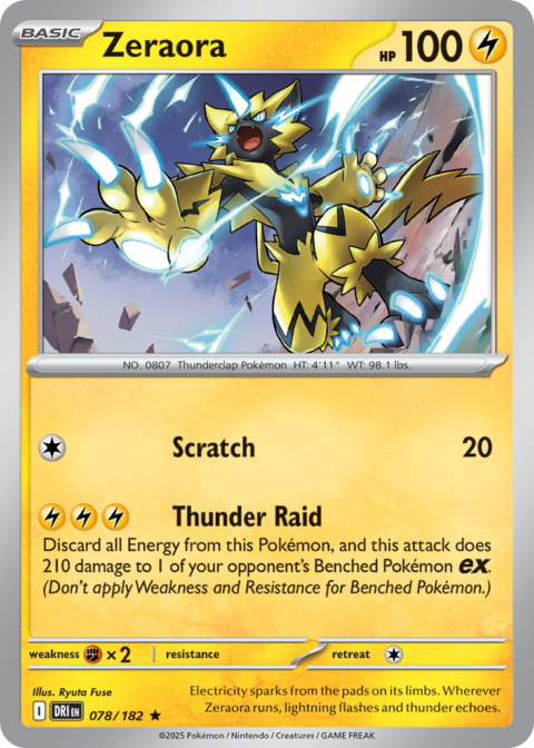 Zeraora - DRI #78 - Reverse Holo