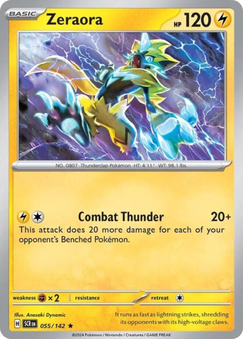 Zeraora - SCR #55 - Holo