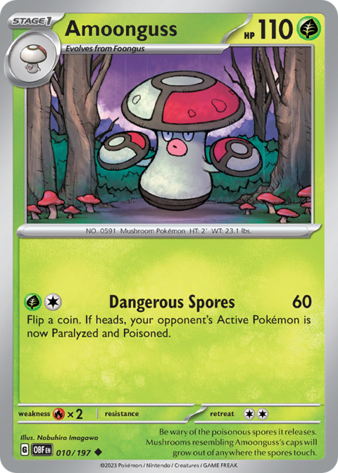 Amoonguss - OBF #10 - Reverse Holo