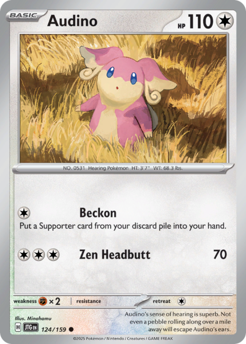 Audino - JTG #124 - Normal