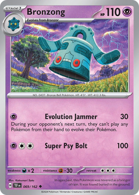 Bronzong - TEF #69 - Reverse Holo