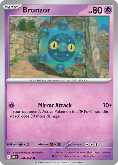 Bronzor - TEF #68 - Reverse Holo