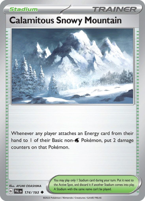 Calamitous Snowy Mountain - PAL #174 - Normal