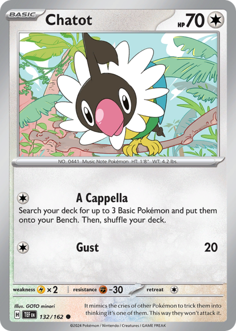 Chatot - TEF #132 - Reverse Holo