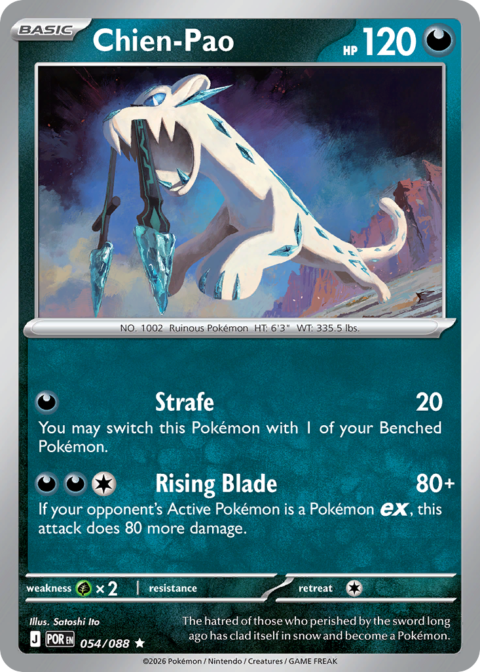 Chien-Pao - POR #54 - Reverse Holo
