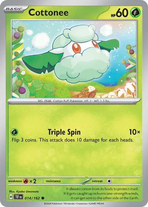 Cottonee - TEF #14 - Reverse Holo