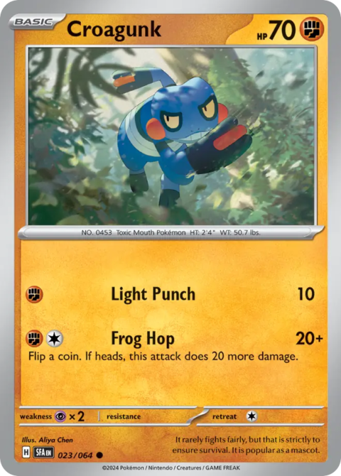 Croagunk - SFA #23 - Reverse Holo