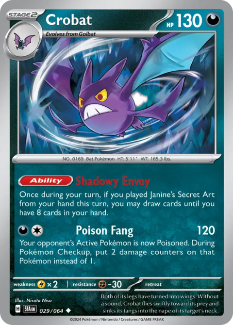 Crobat - SFA #29 - Reverse Holo