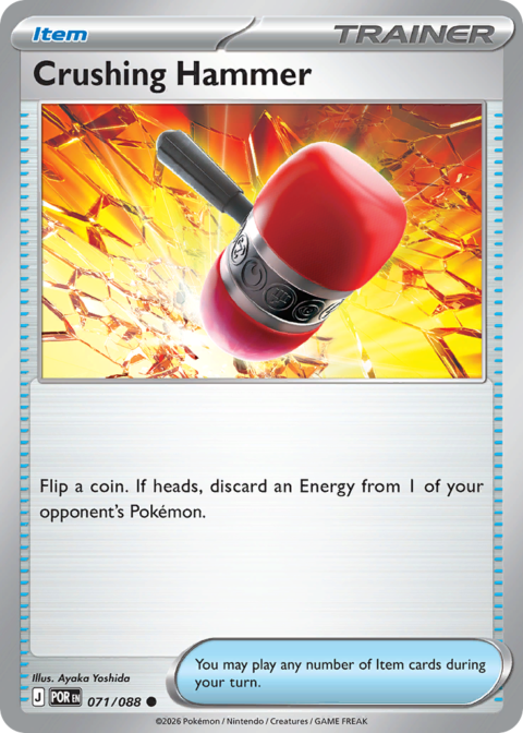 Crushing Hammer - POR #71 - Reverse Holo
